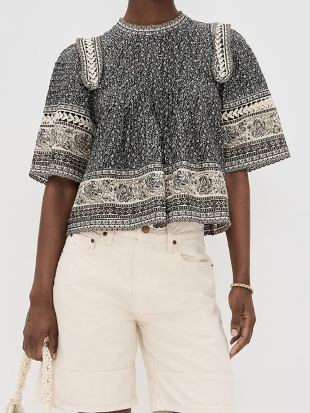Sea Palma Print Top XL